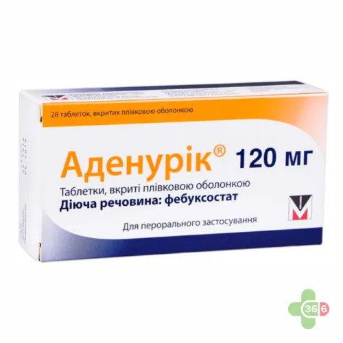 Adenuric® 120 mg compresse, rivestite con film