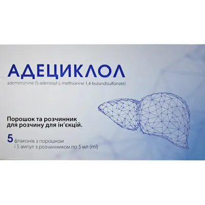Адецикол порошок и растворитель для раствора для инъекций