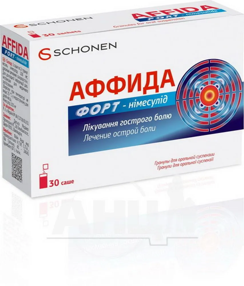 Affidafort-nimesulide granules for oral suspension
