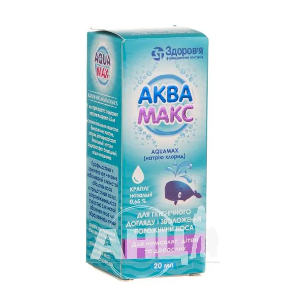 Aquamax gotas, nasales