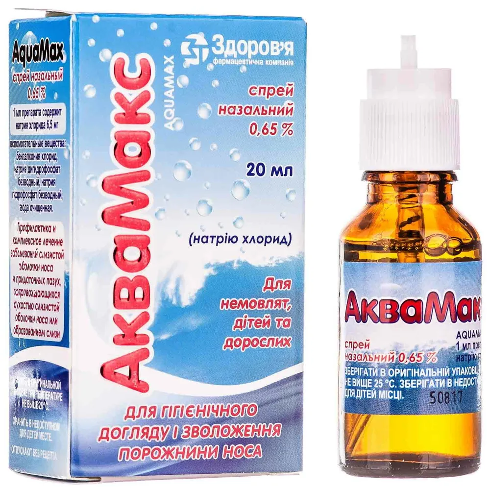 Aquamax spray, nasal