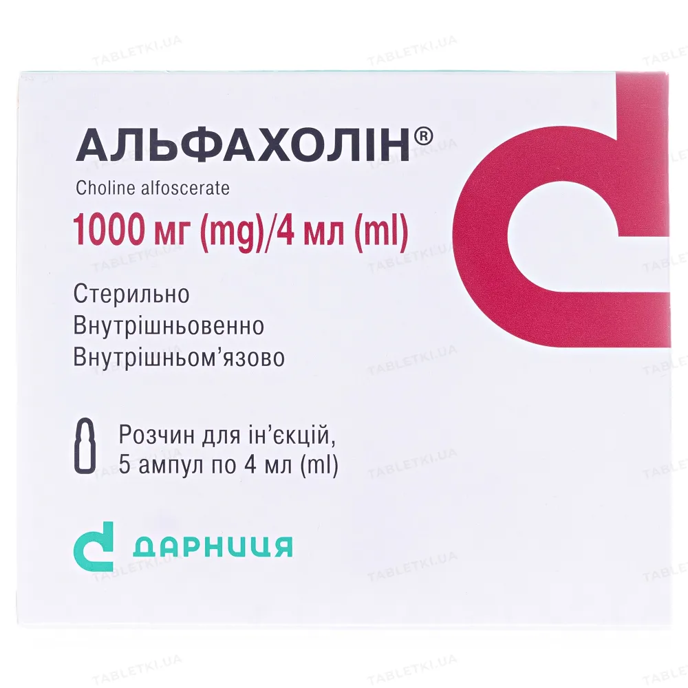 Альфахолин® раствор для инъекций