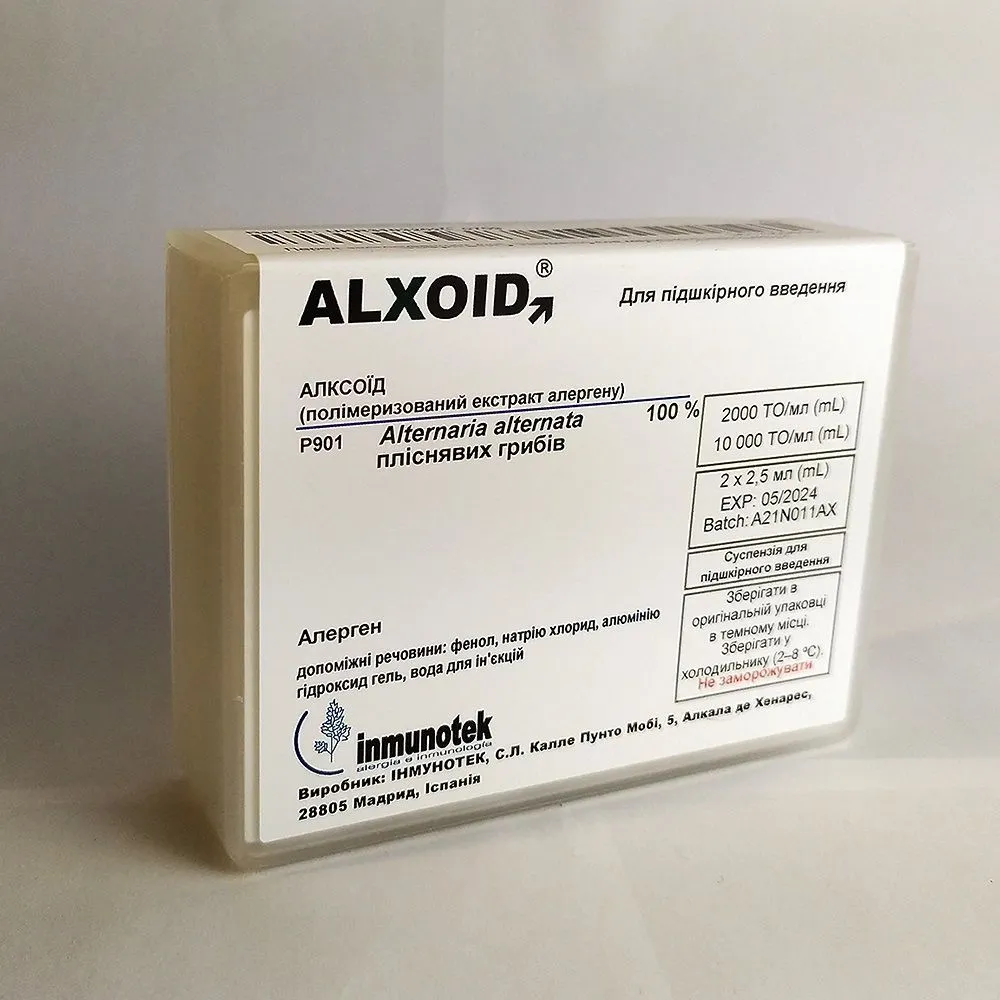 Alksoïd (estratto allergene polimerizzato) sospensione, per somministrazione sottocutanea