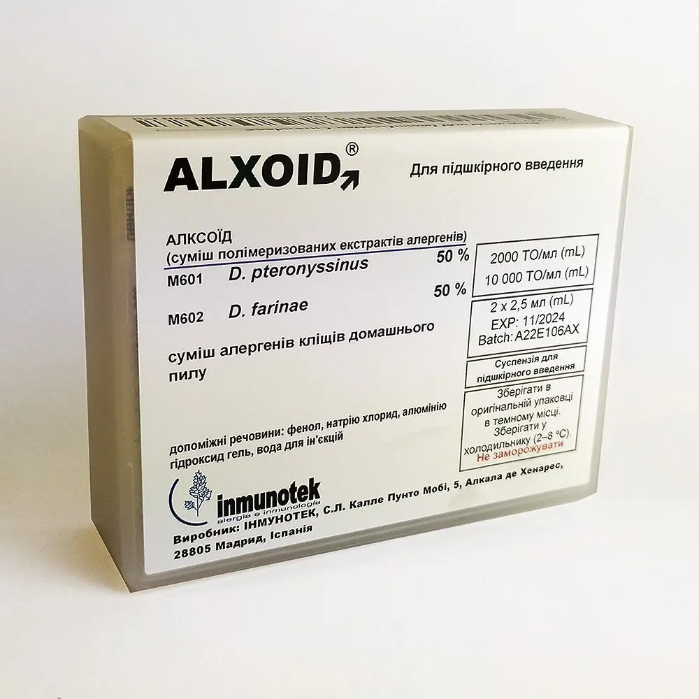 Alksoïd (miscela di estratti allergenici polimerizzati) sospensione, per somministrazione sottocutanea