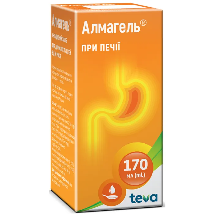 Алмагель суспензия, оральная