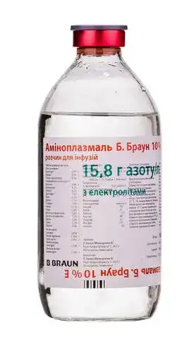 Aminoplasmal b.braun 10 % e solution for infusion