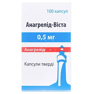 Anagrelide-Vista capsule, dure