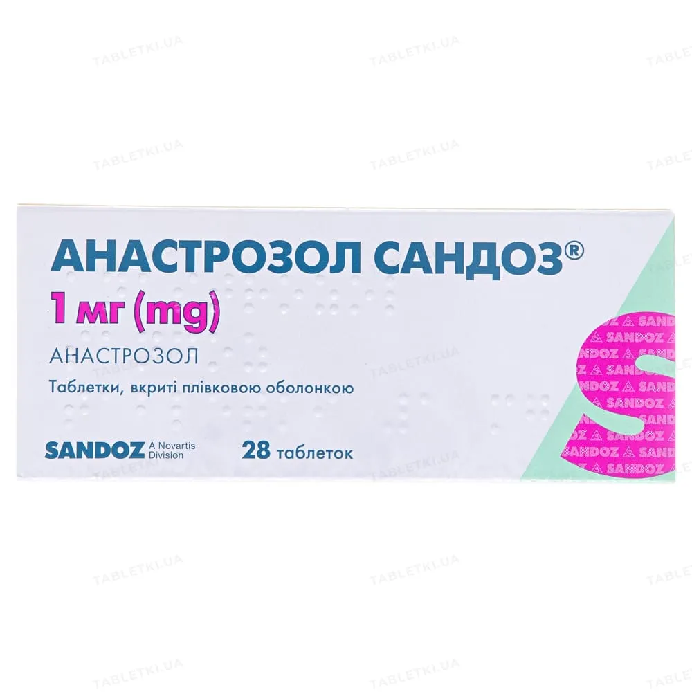 Anastrozole sandoz® tablets, film-coated