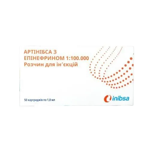 Artinibs con epinefrina 1:100.000 solución para inyección