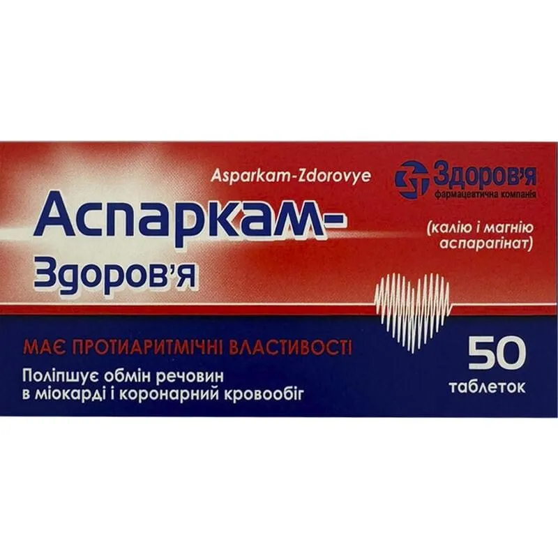 Asparkam-Zdorovya comprimidos
