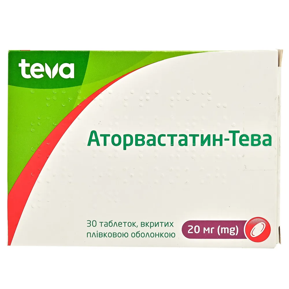 Atorvastatina Teva compresse, rivestite con film