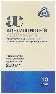 Acetilcisteína-Astrafarm polvo para solución oral