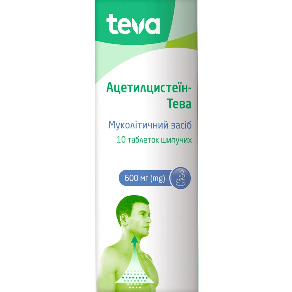 Acetilcisteína Teva таблетки шипучі