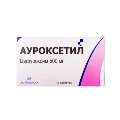 Auroxetil tablets, film-coated