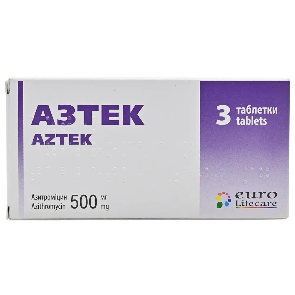 Aztek compresse, rivestite con film