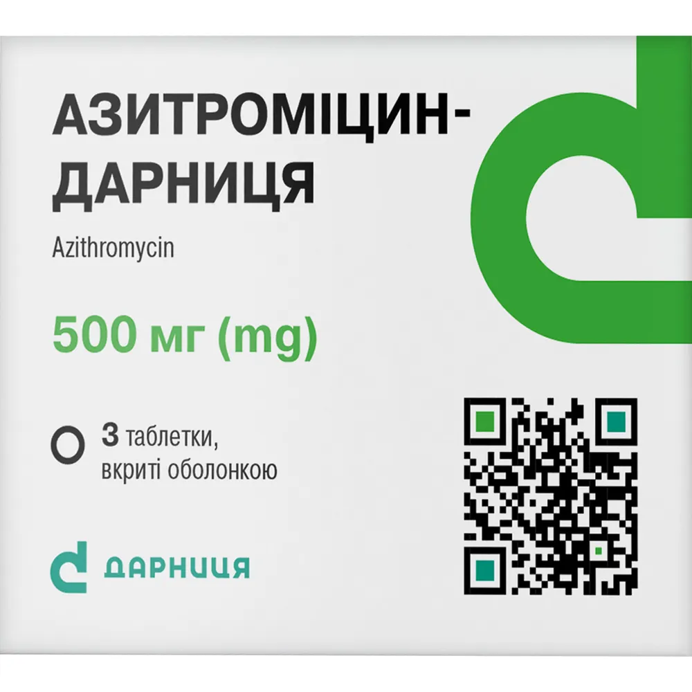 Azitromicina-Darnytsia compresse, rivestite con film