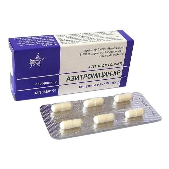 Azitromicina-KR cápsulas