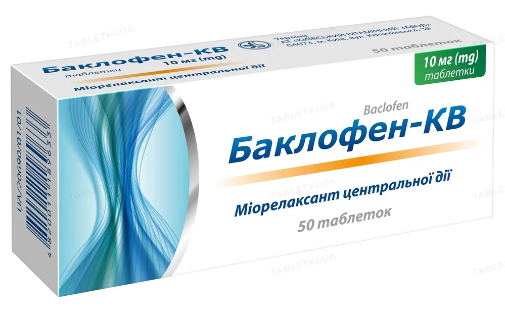 Baclofen-kv tablets