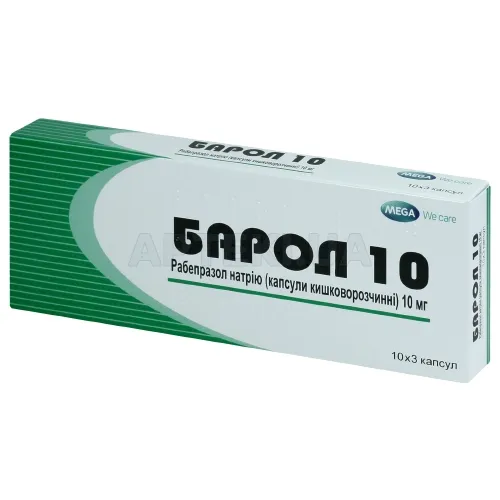 Barol 10 cápsulas, resistentes al ácido