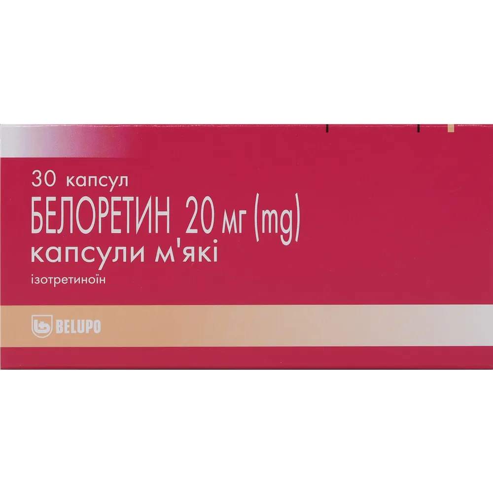 Beloretin capsules, soft gelatin