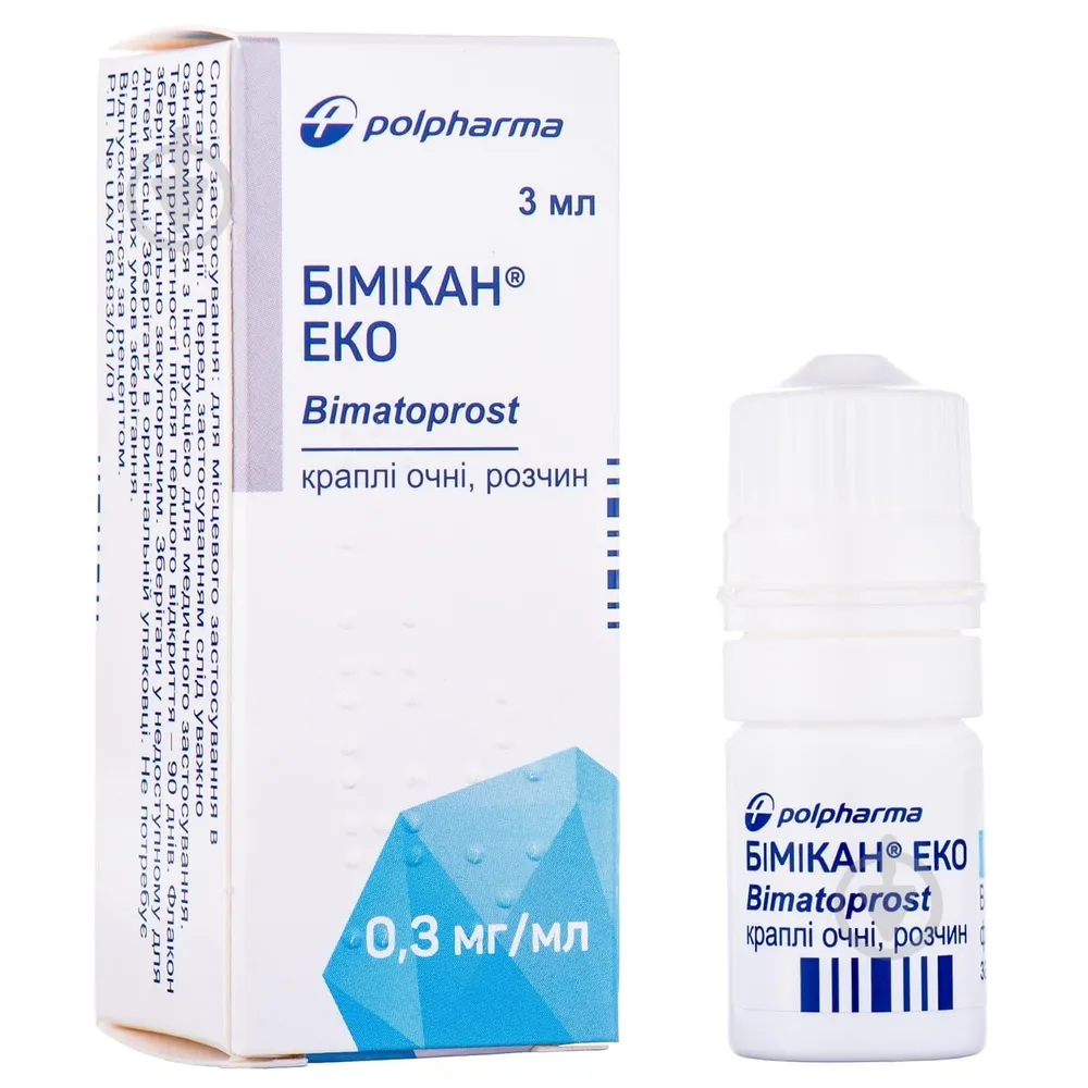 Бимикан® эко капли глазные, раствор