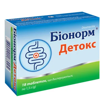Бионорм® детокс таблетки, диспергируемые