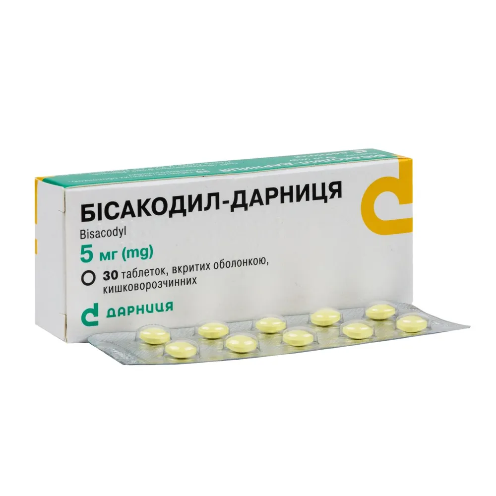 Bisacodil-Darnitsia comprimidos, recubiertos con película entérica