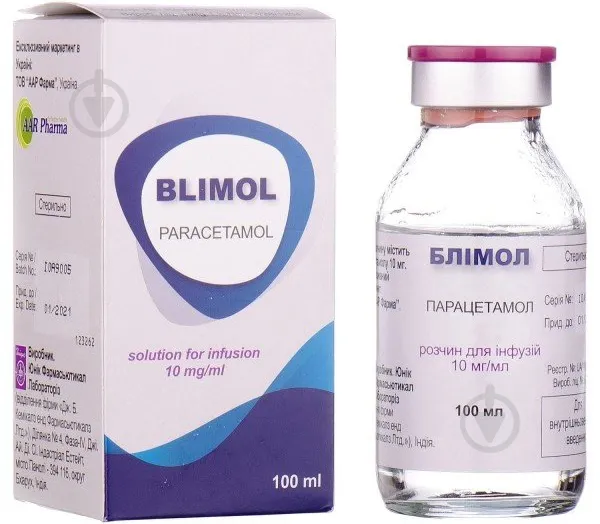 Blimol solution for infusion