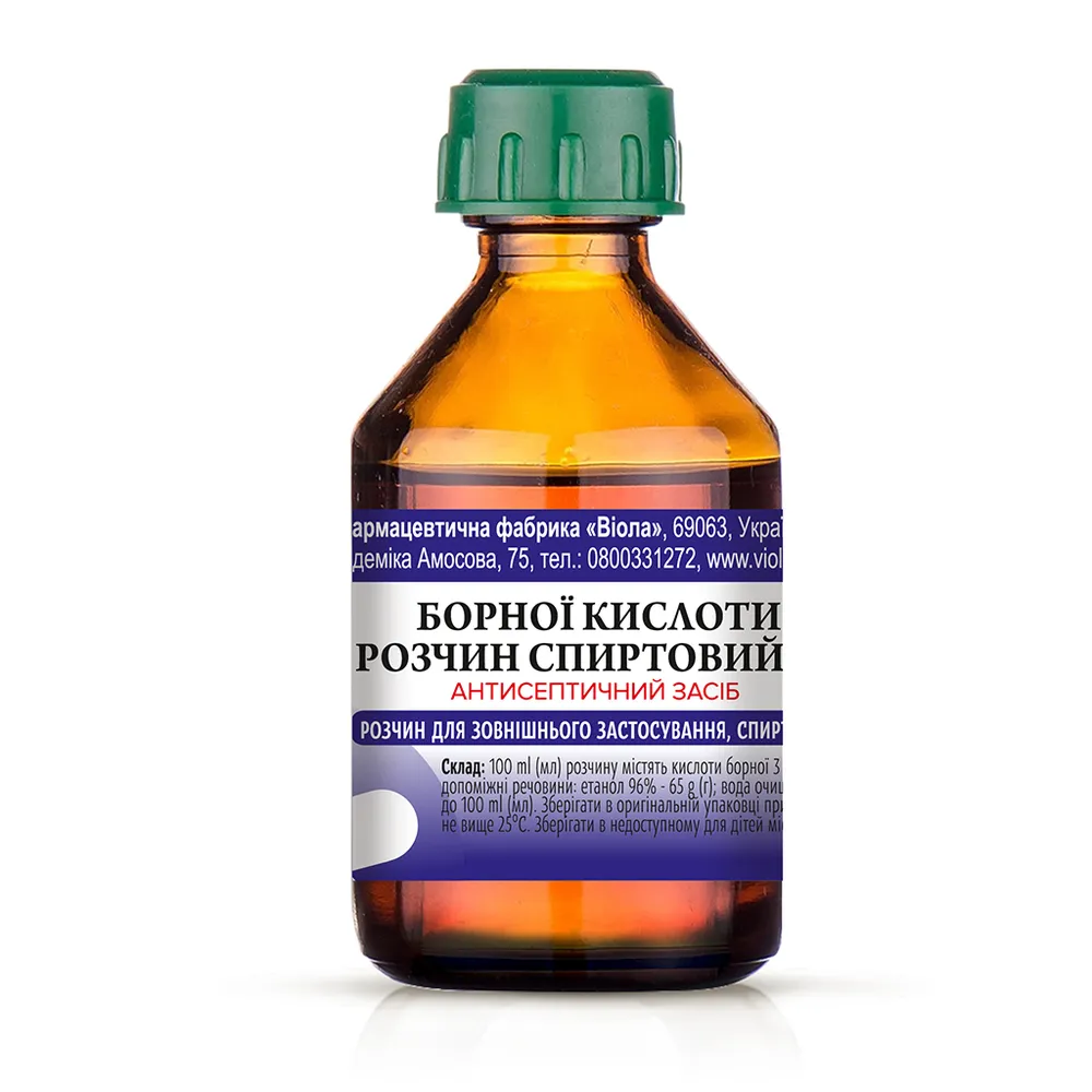 Boric acid solution alcoholic solution, alcoholic, for external use