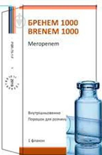 Brenem 1000 powder for injection solution