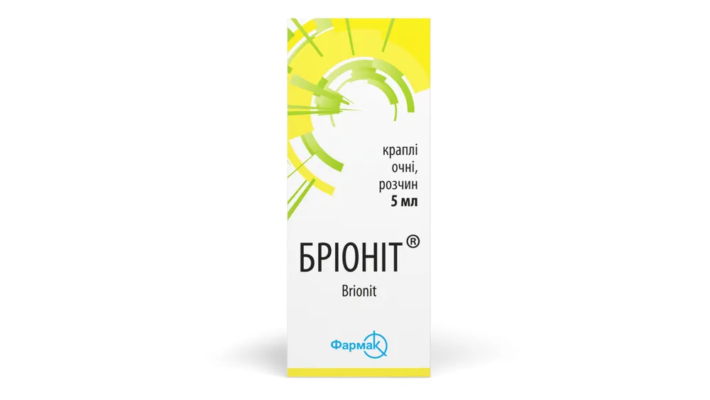 Брионит® капли глазные, раствор