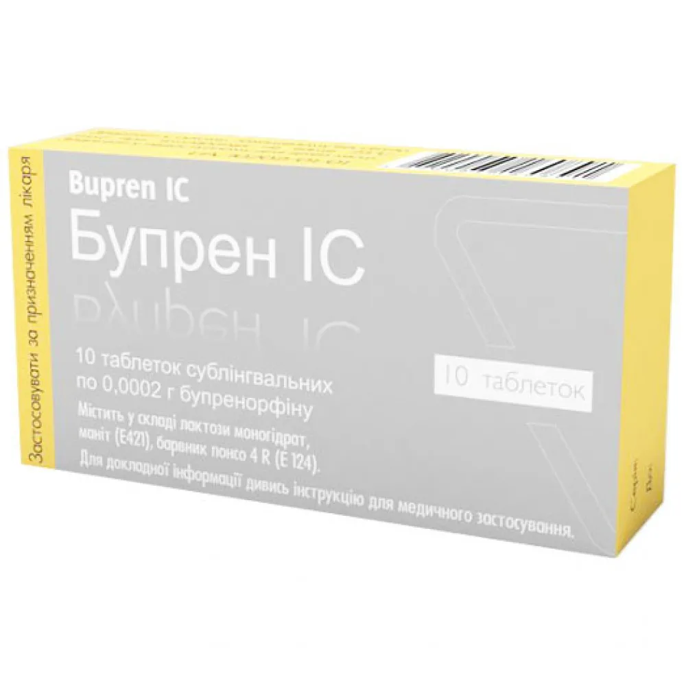 Bupren® ic tablets, sublingual