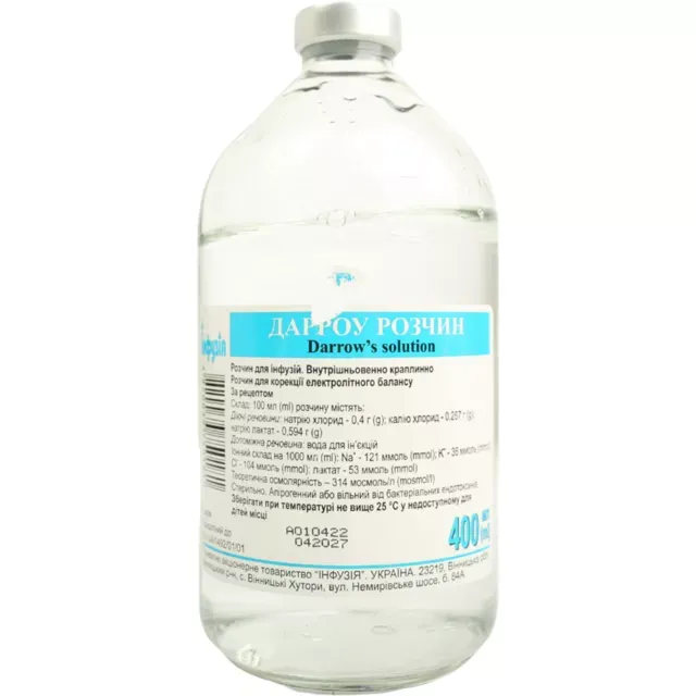 Darrou solución solución para infusión