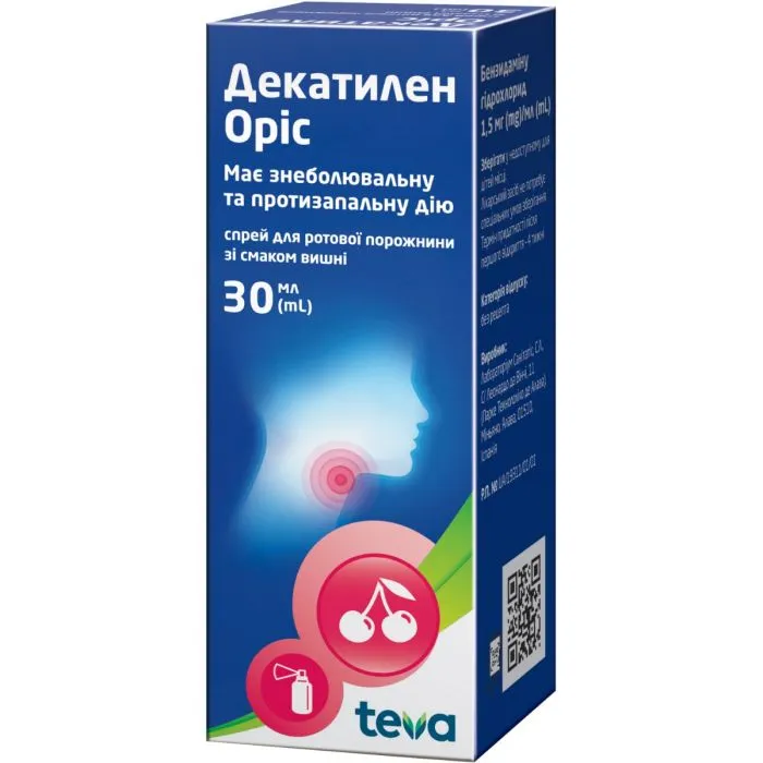 Decatilen Oris spray, bucal