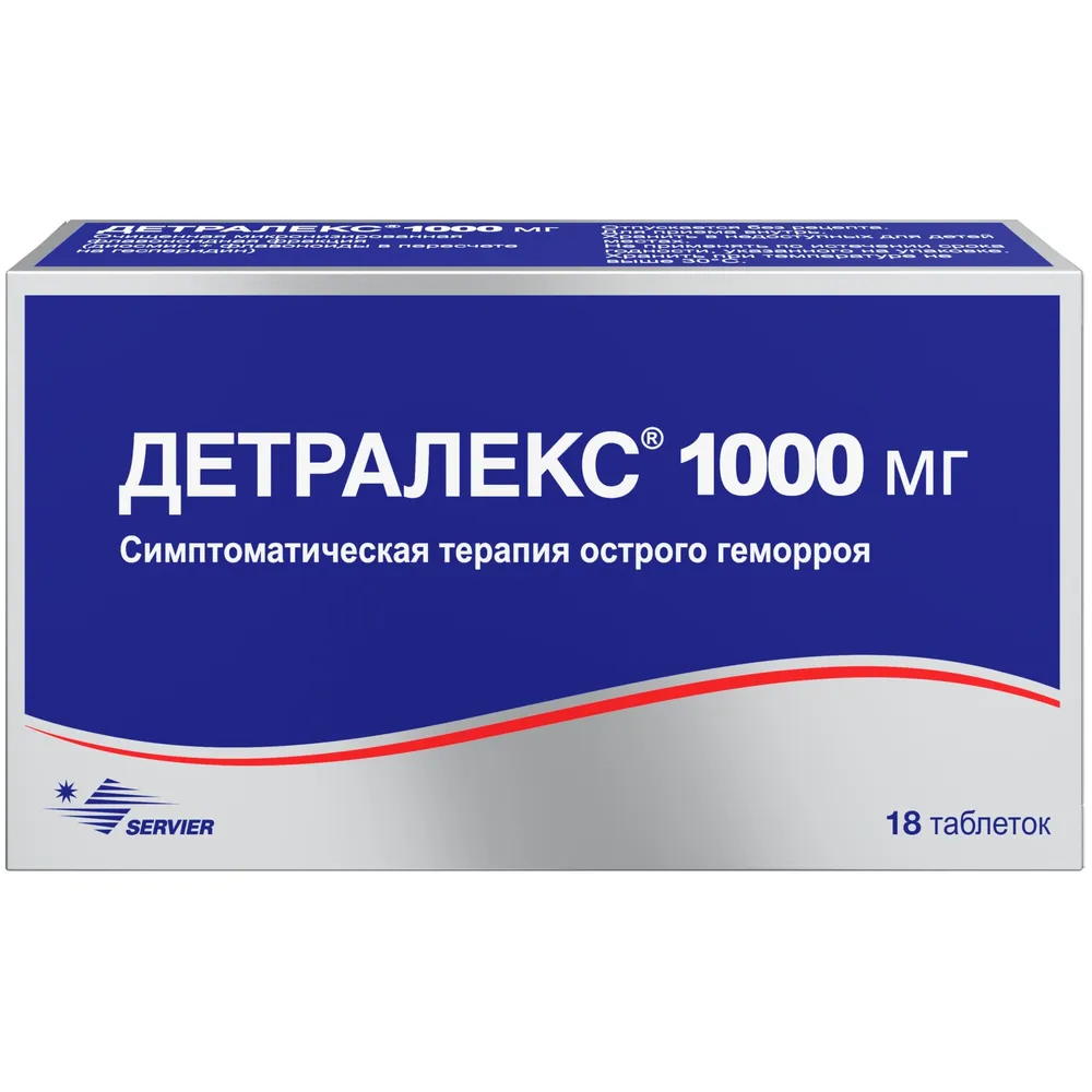 Detralex® 1000 mg tablets, film-coated