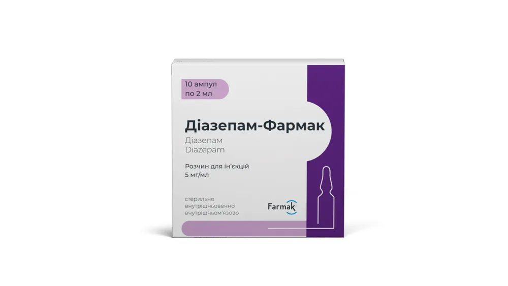 Diazepam-Farmak solución para inyección