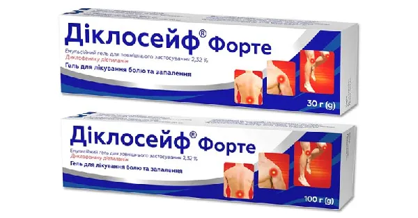 Diclosef® gel, emulsion for external use