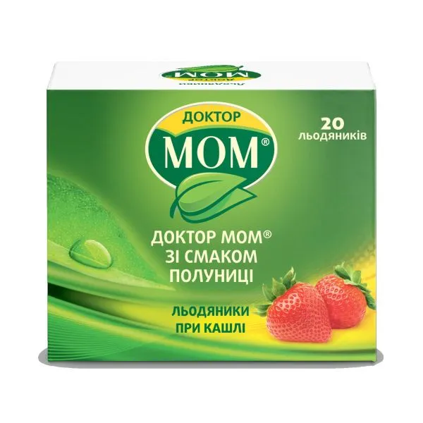 Doctor mom® with strawberry flavor lozenges