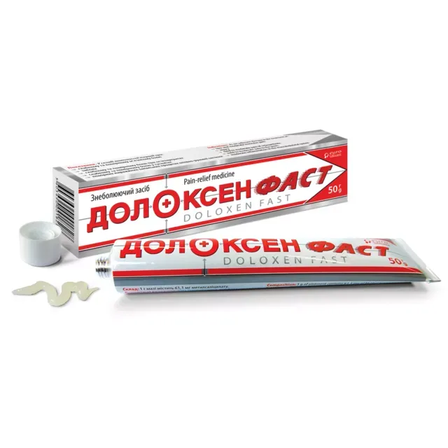 Долоксен фаст мазь