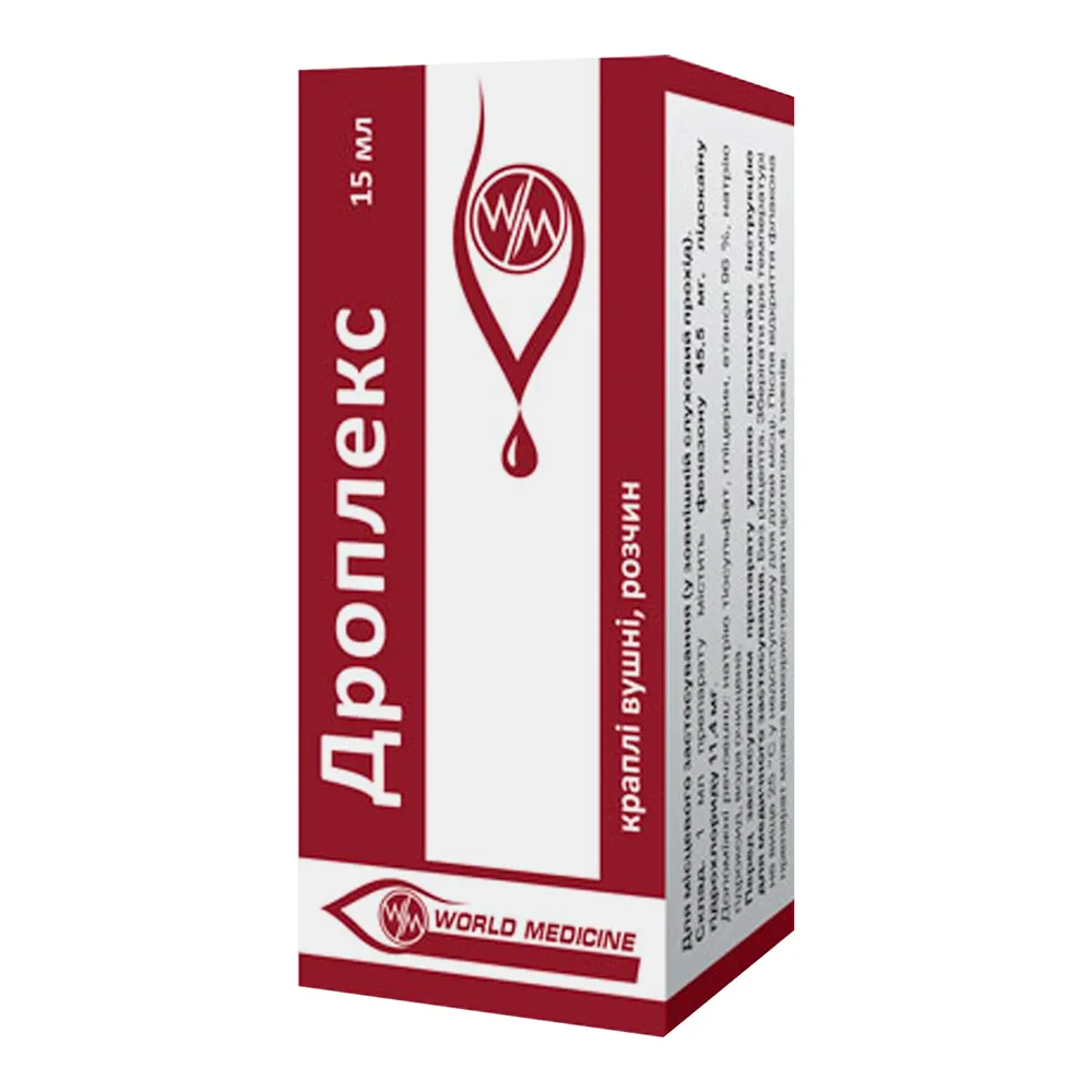 Droplex drops, otic solution