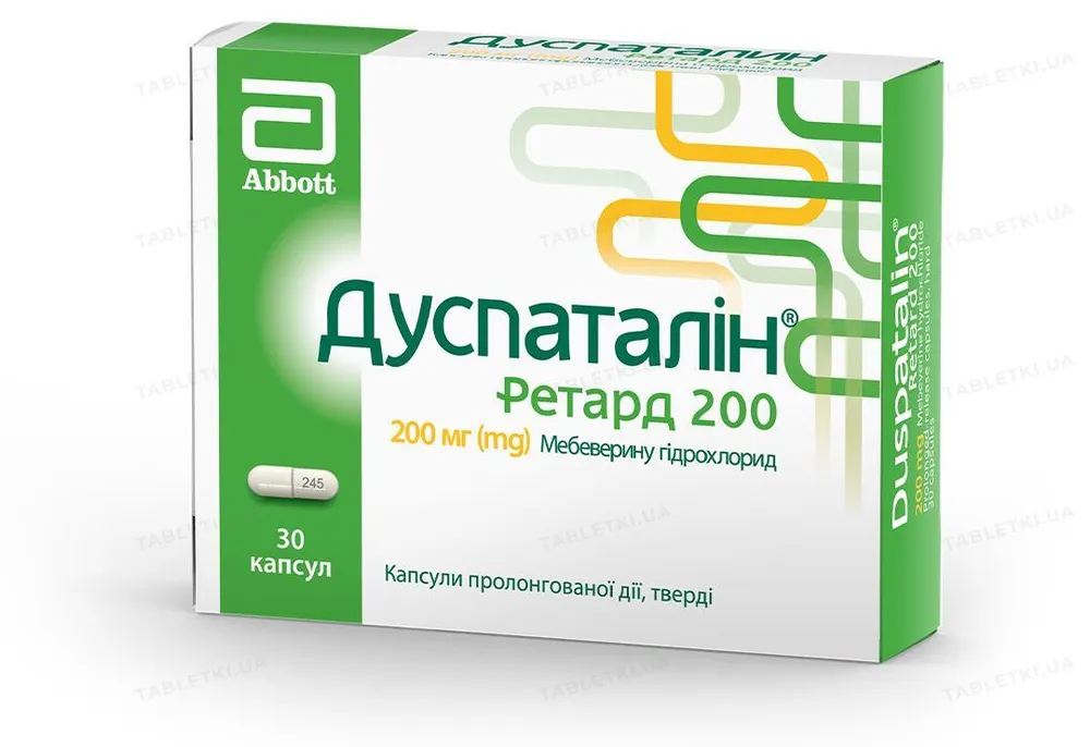 Duspatalin® Retard 200 cápsulas de liberación prolongada, sólidas