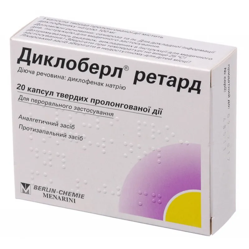 Diclobere® retard cápsulas, de liberación prolongada