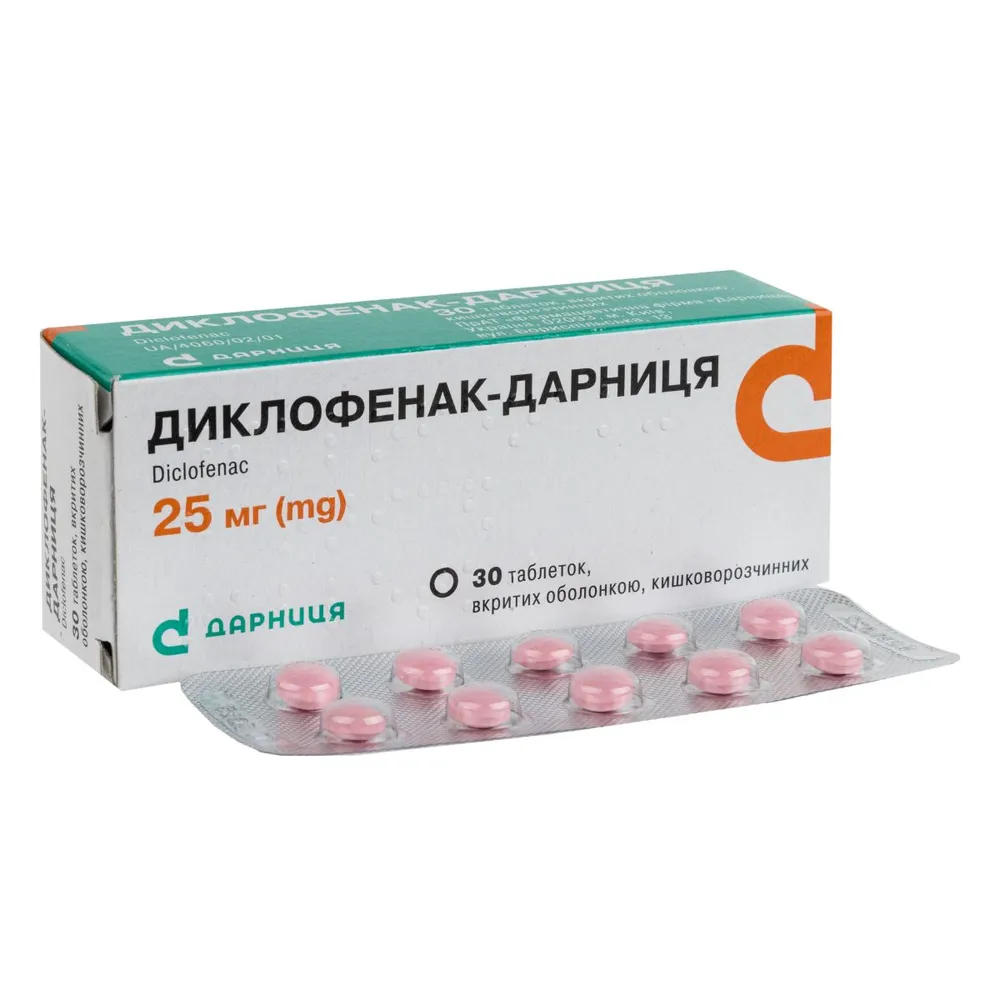 Diclofenac-Darnytsia compresse, rivestite con film, gastroresistenti