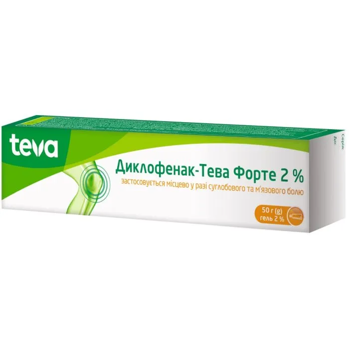 Diclofenaco-teva forte 2 % gel