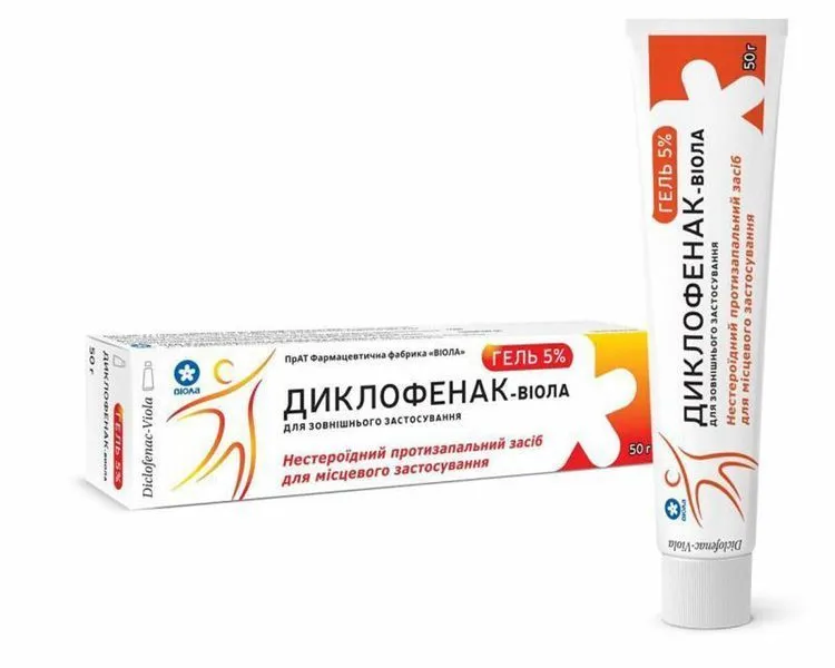 Diclofenac-viola gel