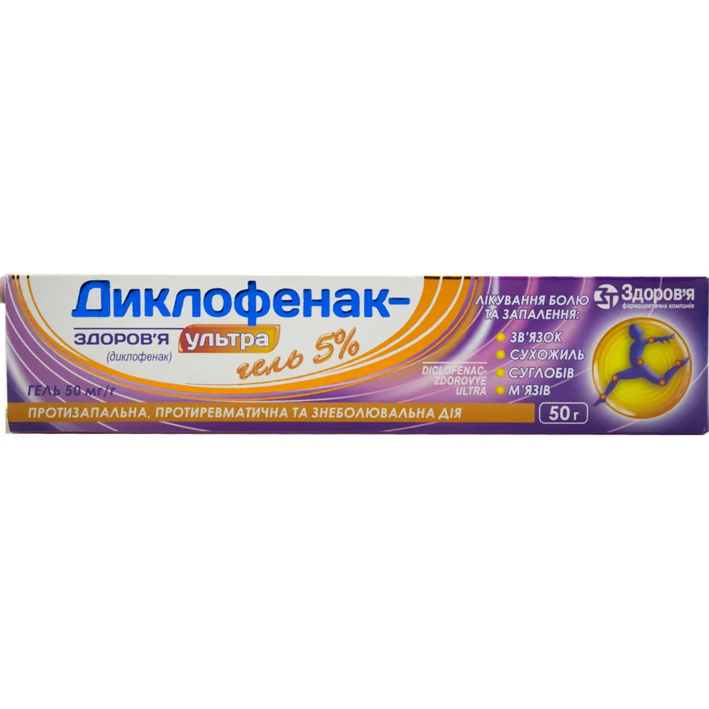 Diclofenac-Zdorovia Ultra gel