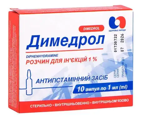 Dimenhidrinato solución para inyección