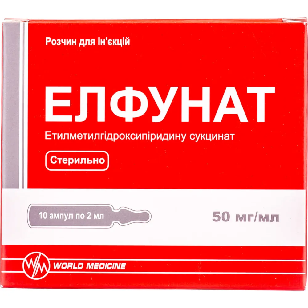 Elfunat solución para inyección