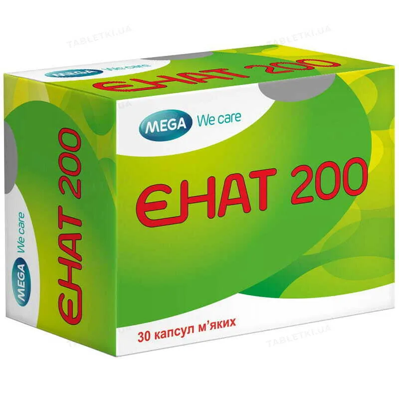 Enat 200 capsules, soft gelatin