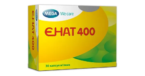 Enat 400 cápsulas, gelatina blanda